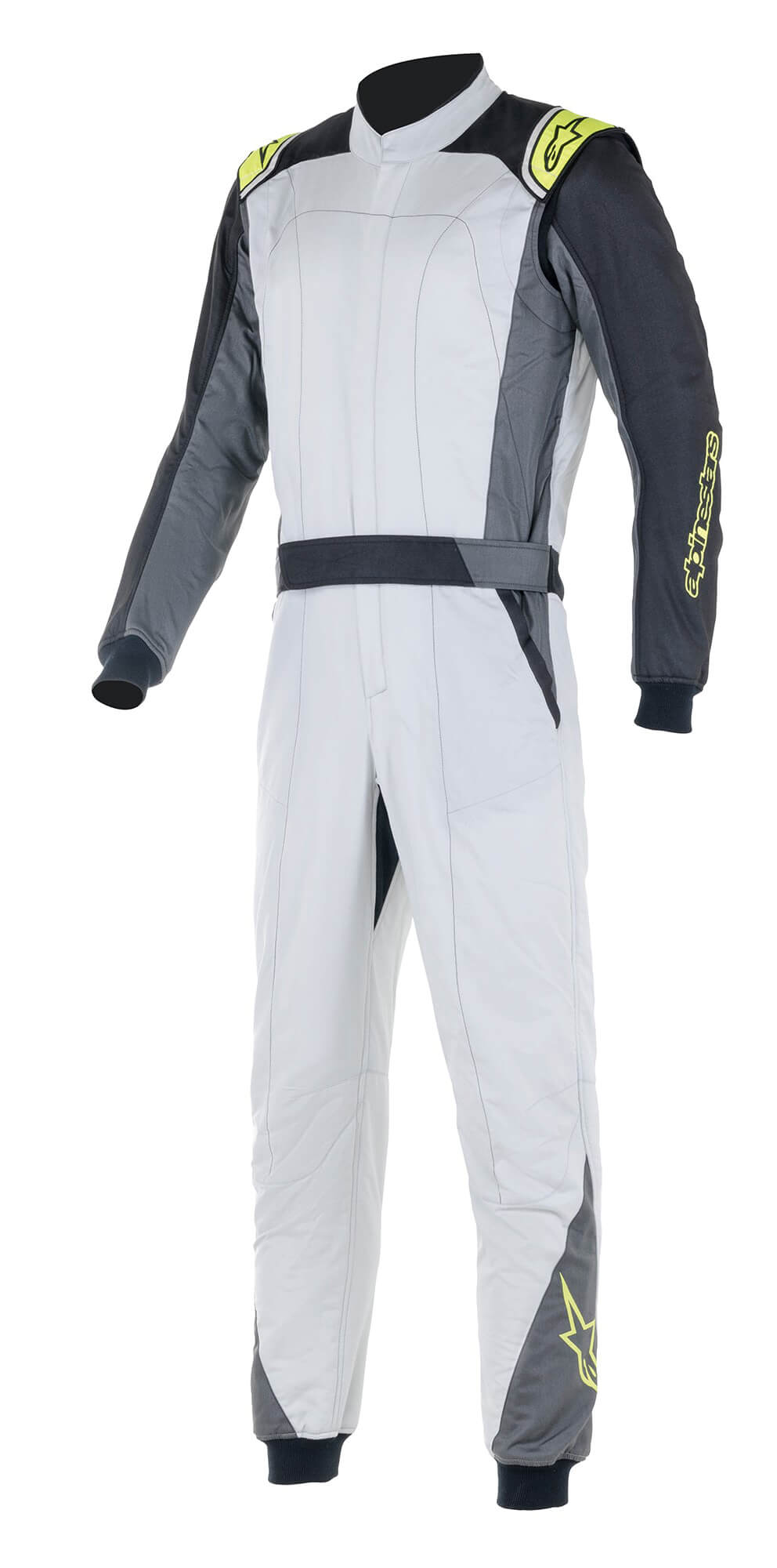 ALPINESTARS 3352722_1950_48 комбінезон для автоспорту ATOM, FIA 8856-2018, срібло / сірий / жовтий, Розмір 48 Photo-0