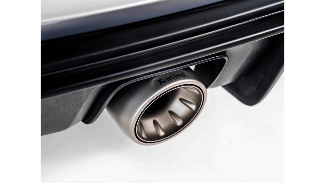 AKRAPOVIC TP-T/S/27 Комплект насадок вихлопної труби (титан) для PORSCHE 718 Cayman GTS 4.0 / Boxster GTS 4.0 2020-2024 Photo-1