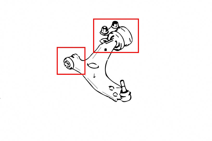 HARDRACE 7141 Сайлентблоки переднього нижнього важеля для FORD FOCUS II (4 шт) Photo-1