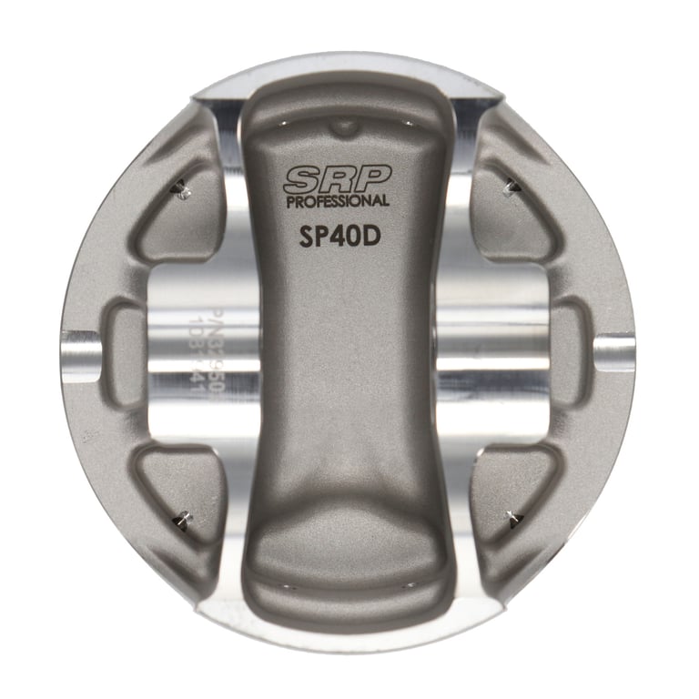 JE 367123S Поршень SRP Pro 2618 (4.125 in. Bore, 1.000 in. CH, -16.00 CC) для CHEVROLET Small Block Engine Photo-2
