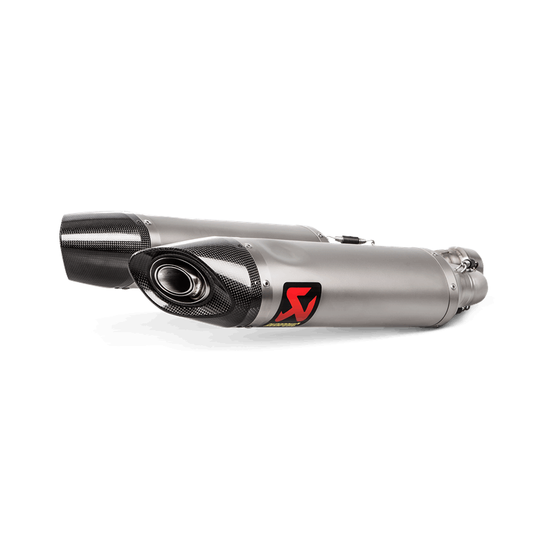 AKRAPOVIC S-A9SO1-HDT / 1 Вихлопна система Slip-On Line (Titanium) APRILIA SHIVER 900 2017-2019 Photo-0