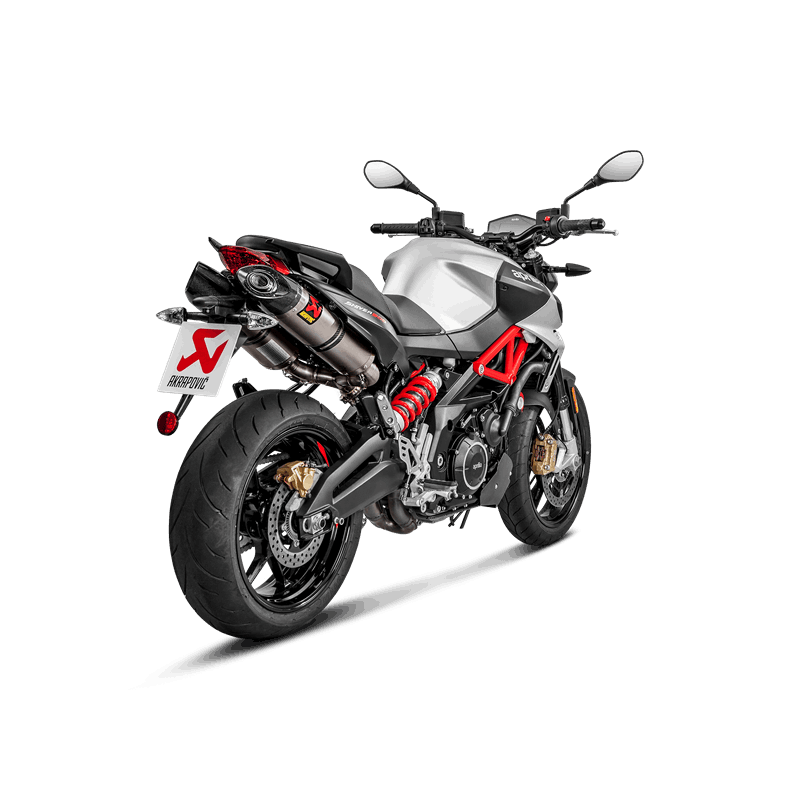 AKRAPOVIC S-A9SO1-HDT / 1 Вихлопна система Slip-On Line (Titanium) APRILIA SHIVER 900 2017-2019 Photo-1