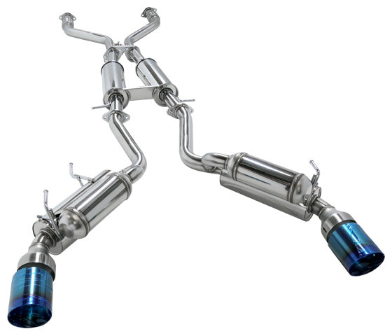 HKS 32009-BN004 Глушник Hi-Power Full Dual Tip для NISSAN 370Z (Z34) Photo-0