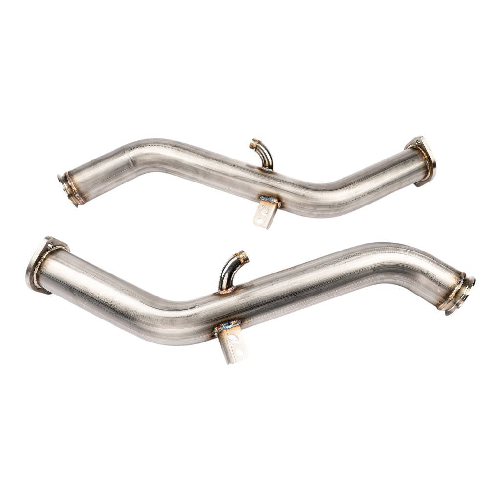 AMS ALP.28.05.0002-1 Alpha Performance INFINITI Q50/Q60 Catless Full Downpipe Kit Photo-1