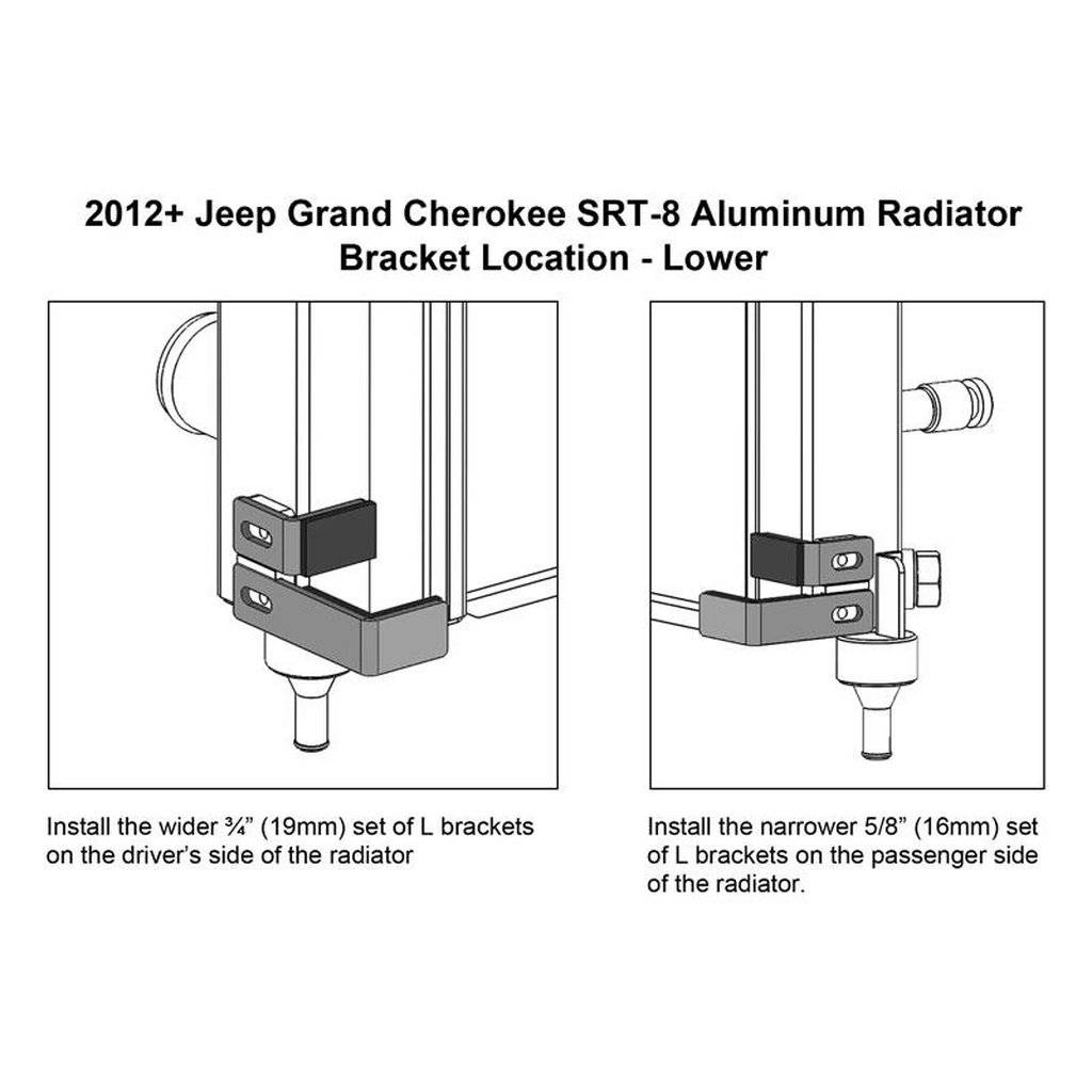 MISHIMOTO MMRAD-WK2-12 Алюмінієвий радіатор Performance для JEEP Grand Cherokee SRT-8 2012+ Photo-3