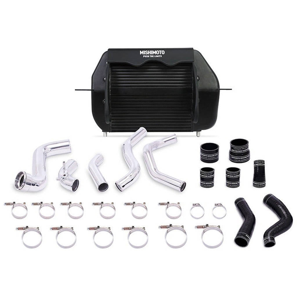 MISHIMOTO MMINT-F150-11KPBK Комплект інтеркулера FORD F-150 EcoBoost, 2011-14 Чорний інтеркулер з поліруваними трубками Photo-0