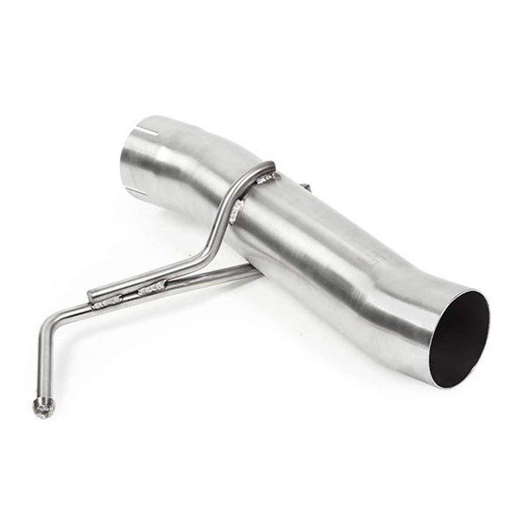 MISHIMOTO MMEXH-CAM8-16ADTRP Вихлопна система Axle-Back з подвійними насадками Race для CHEVROLET Camaro SS, 2016+ Поліровані насадки Photo-2