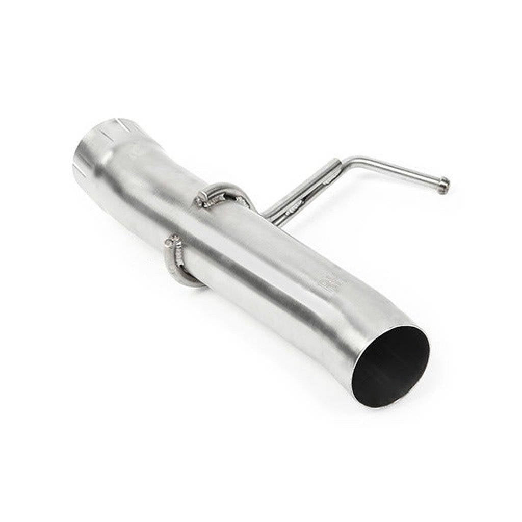 MISHIMOTO MMEXH-CAM4-16ADTRBK Вихлопна система з двома наконечниками Race Axle-Back для CHEVROLET Camaro 2.0T/V6, 2016+ Чорні наконечники Photo-4