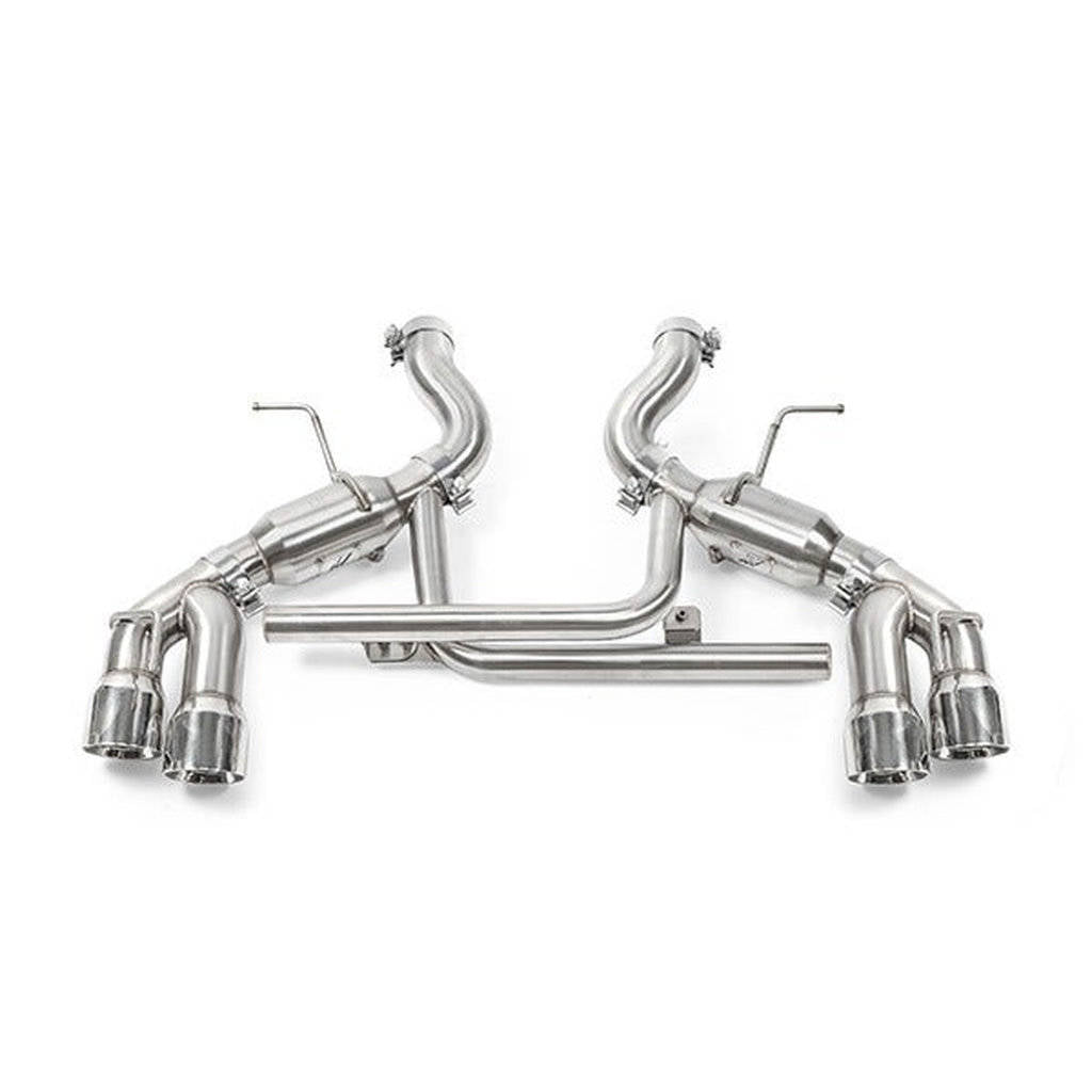 MISHIMOTO MMEXH-CAM8-16AQTPP Вихлопна система Axle-Back з чотирма насадками Pro для CHEVROLET Camaro SS, 2016+ Поліровані насадки Photo-1