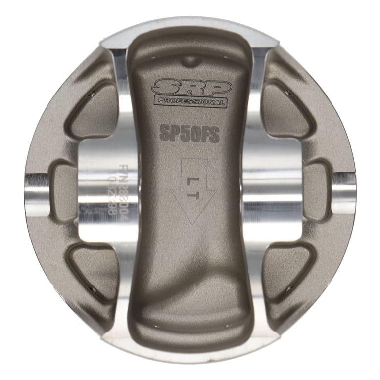JE 375121S Поршень SRP Pro 2618 (3.905 in. Bore, 1.110 in. CH, -3.40 CC) для CHEVROLET Small Block Engine Photo-2