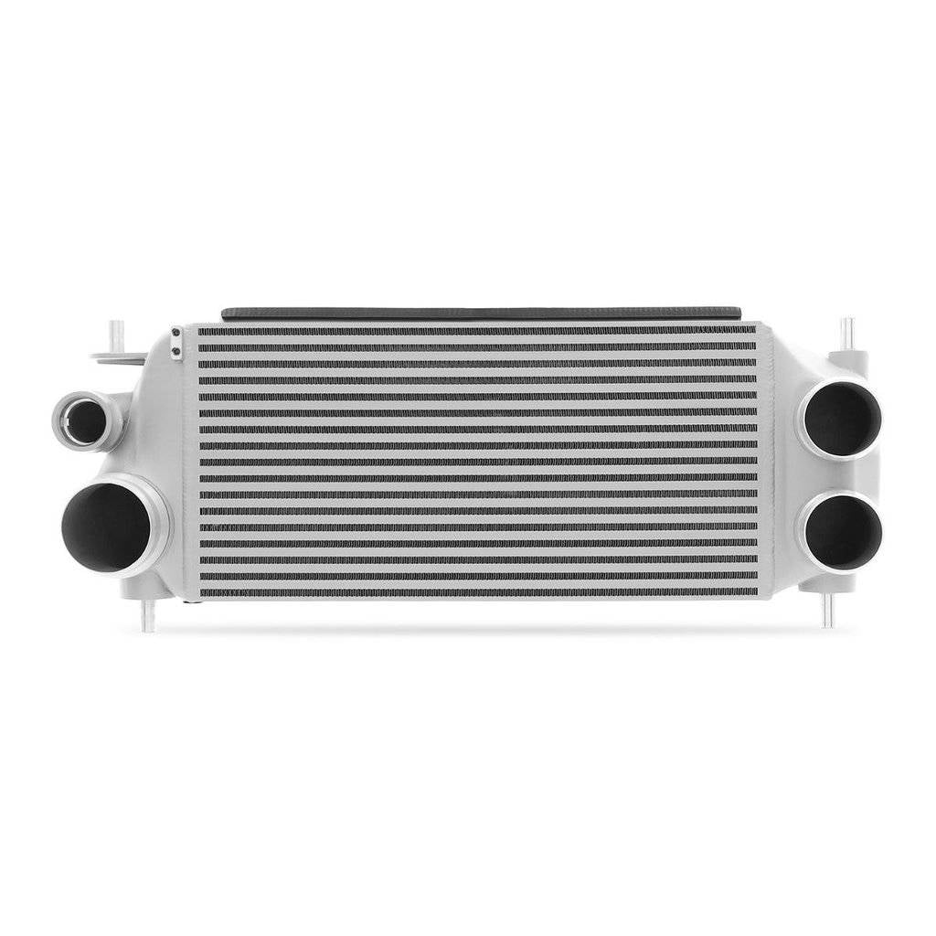 MISHIMOTO MMINT-F27T-15KBSL Комплект інтеркулера FORD F-150 2.7L EcoBoost, 2015-2017, сріблястий охолоджувач, чорні труби Photo-3