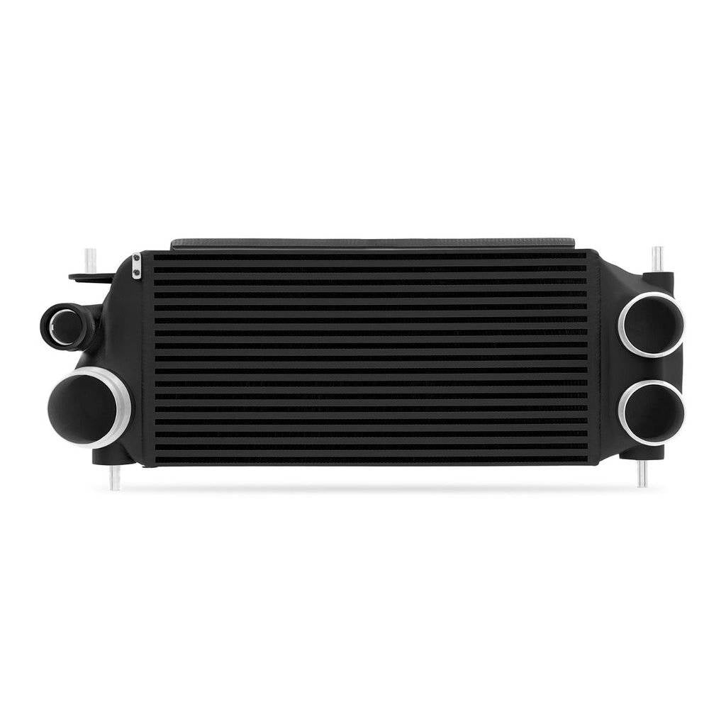 MISHIMOTO MMINT-F27T-15KPBK Комплект інтеркулера FORD F-150 2.7L EcoBoost, 2015-2017, чорний охолоджувач, полірувані труби Photo-3
