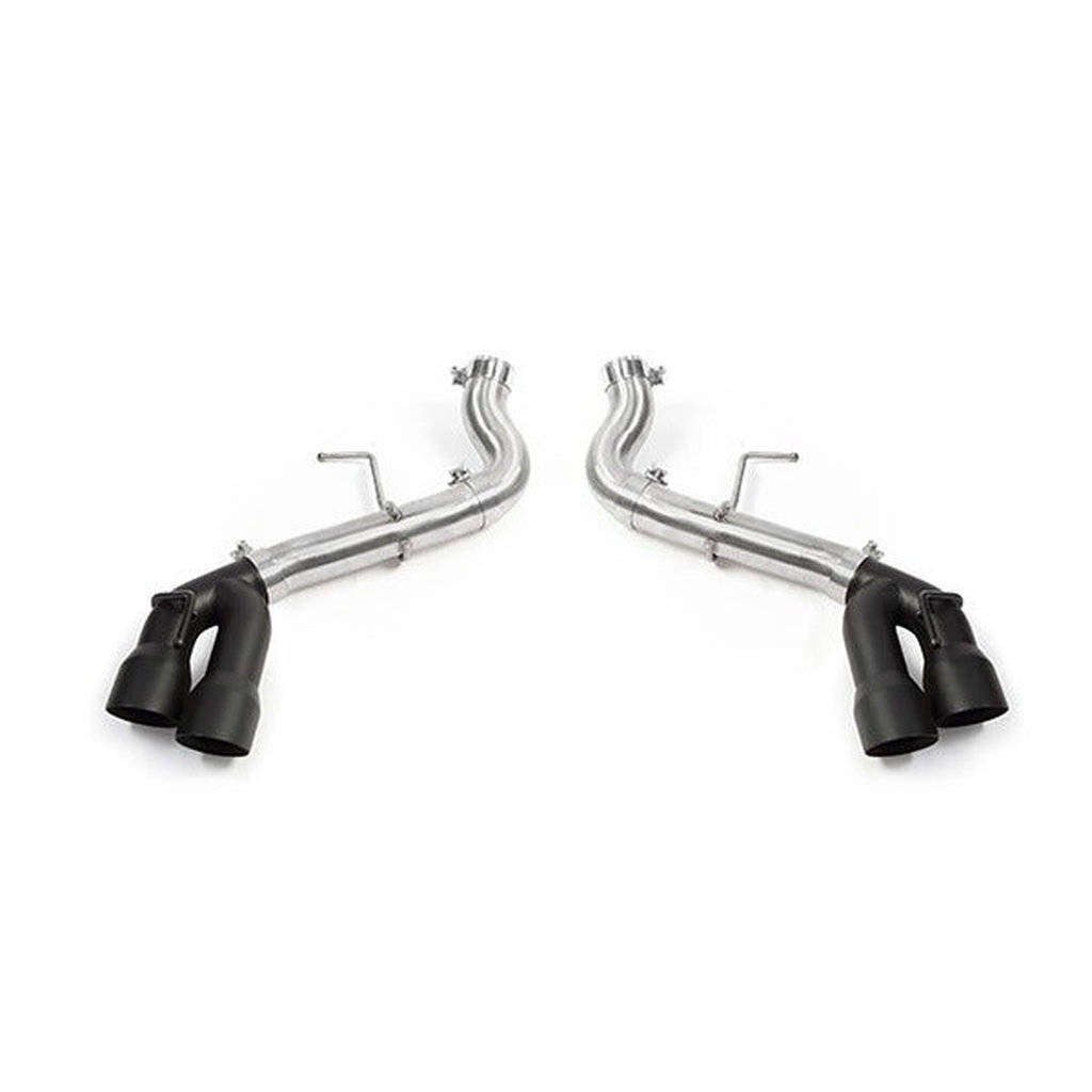 MISHIMOTO MMEXH-CAM8-16AQTRBK CHEVROLET Camaro SS Quad-Tip Race Axle-Back Вихлопна система з чотирма насадками, 2016+ Чорні насадки Photo-1