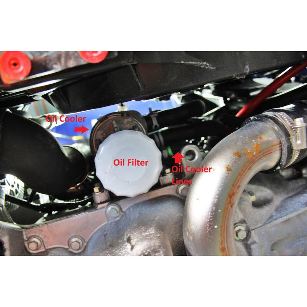 MISHIMOTO MMOC-FOST-13 Комплект масляного радіатора для FORD Focus ST, 2013+ Чорний нетермоcтатичний Photo-13