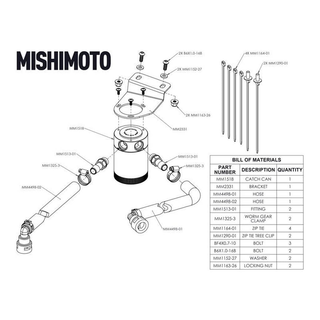 MISHIMOTO MMBCC-RGR-19PBE Комплект маслозбірника з перегородками для FORD Ranger 2019+ Photo-4