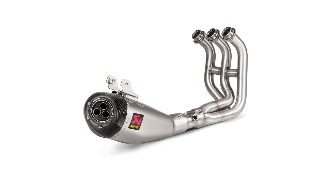 AKRAPOVIC S-Y9R8-HEGEHT Вихлопна система Racing Line (Titanium) Yamaha MT-09/FZ-09/XSR900 2015 - 2020 Photo-0