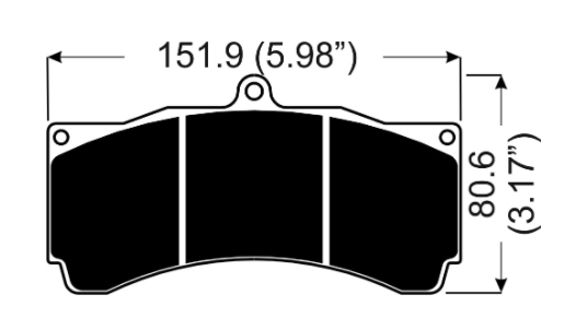 AP RACING CP3558D54-ST45B К-т колодок (4) 25.00T Photo-0