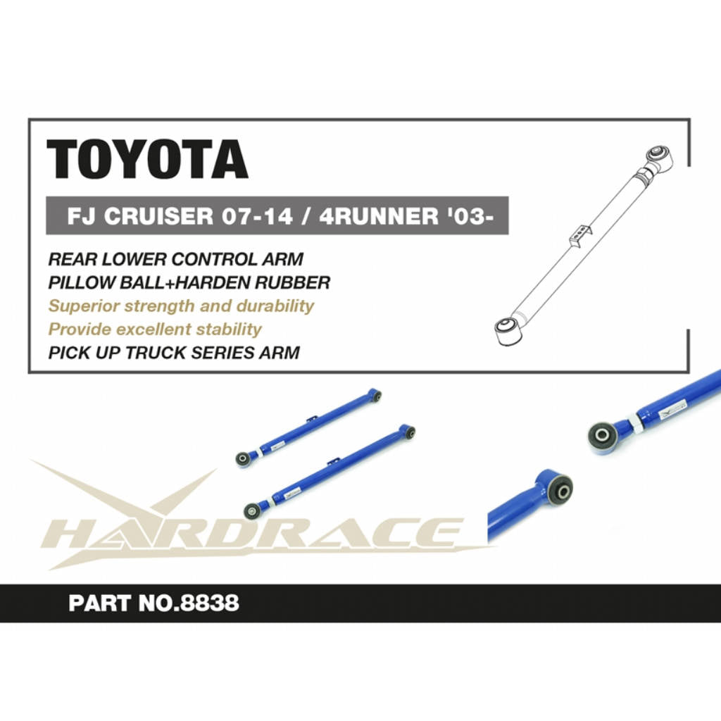 HARDRACE 8838 Важелі 4X4 для TOYOTA FJ CRUISER 07-17 Photo-4