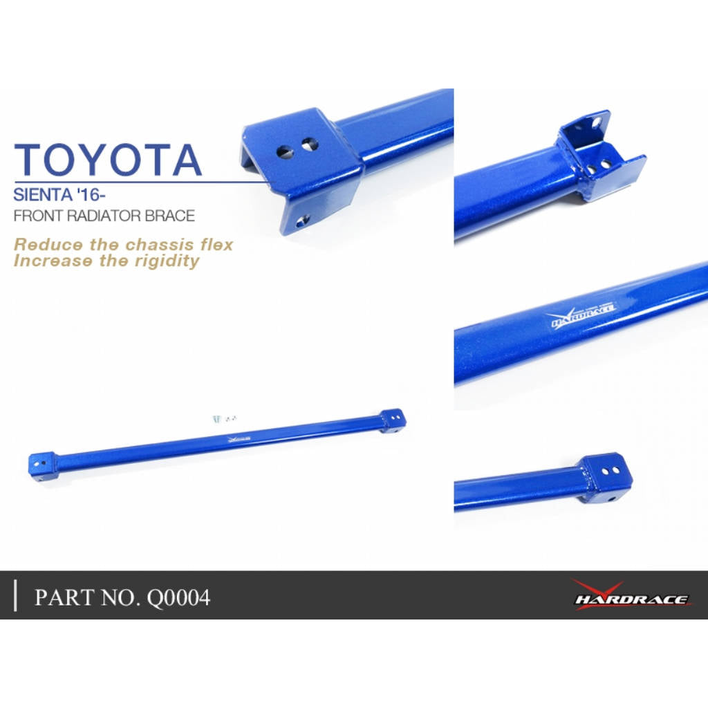 HARDRACE Q0004 Кронштейн переднього радіатора для TOYOTA SIENTA 16- Photo-4