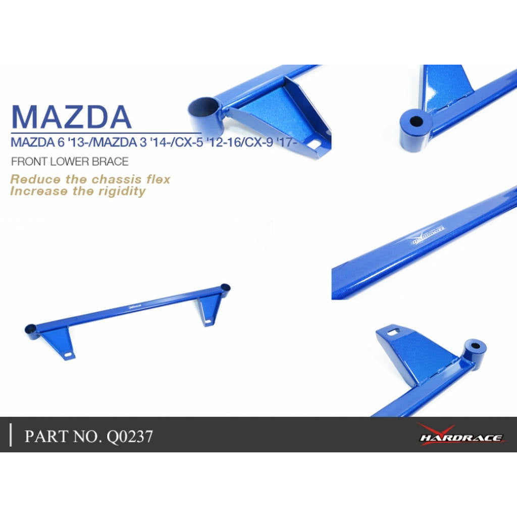 HARDRACE Q0237 Передня нижня скоба для MAZDA 6 GJ 13- Photo-5