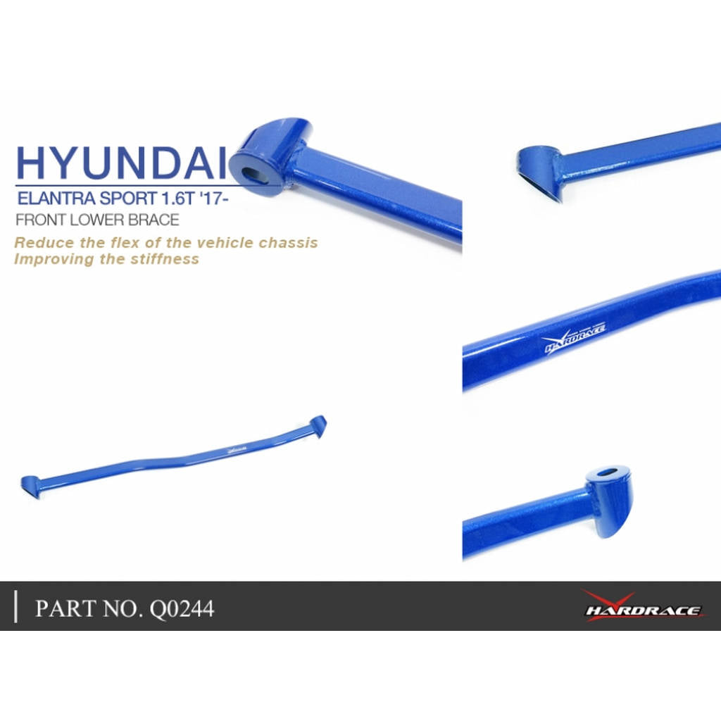 HARDRACE Q0244 Передній нижній кронштейн для HYUNDAI ELANTRA 17- Photo-5