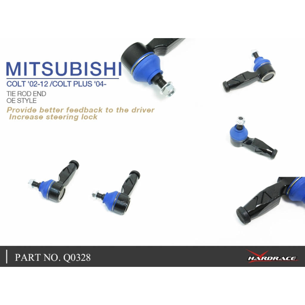 HARDRACE Q0328 Наконечник рульової тяги для MITSUBISHI COLT 04- Photo-4