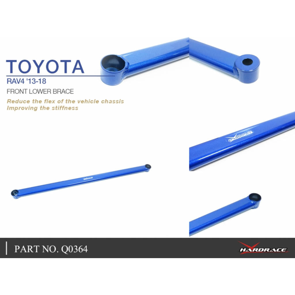 HARDRACE Q0364 Задній нижній кронштейн для TOYOTA RAV4 XA40 13-18 Photo-4