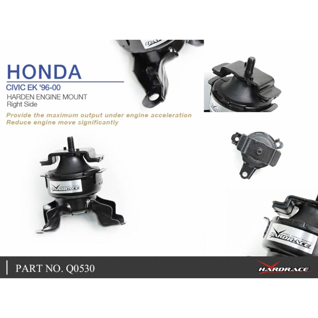 HARDRACE Q0530 Подушка двигуна HONDA CIVIC K8 96-00 Photo-6