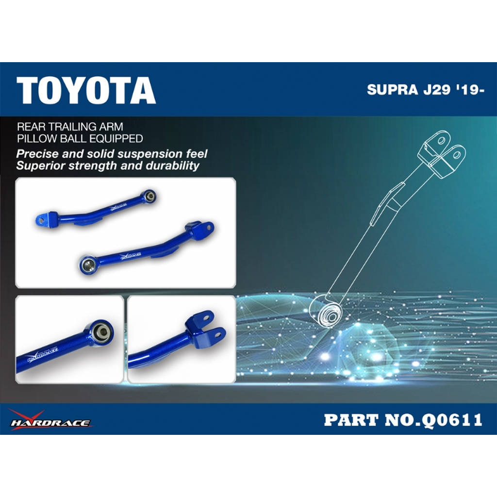 HARDRACE Q0611 К-т регульованого розвалу для TOYOTA SUPRA J29 19- Photo-2