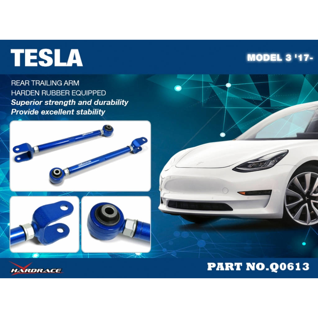 HARDRACE Q0613 К-т регульованого розвалу для TESLA MODEL 3 17- Photo-1