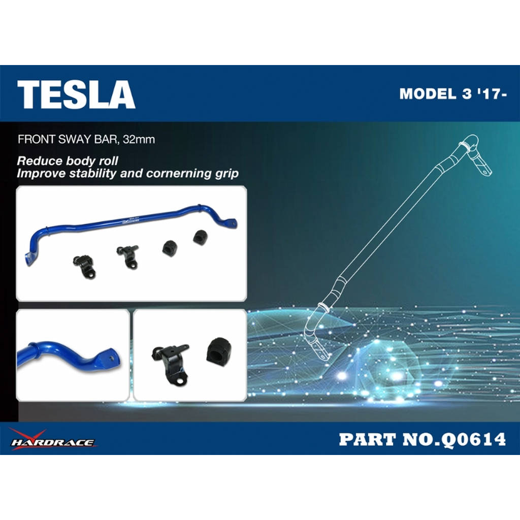 HARDRACE Q0614 Стабілізатор TESLA MODEL 3 17- Photo-2