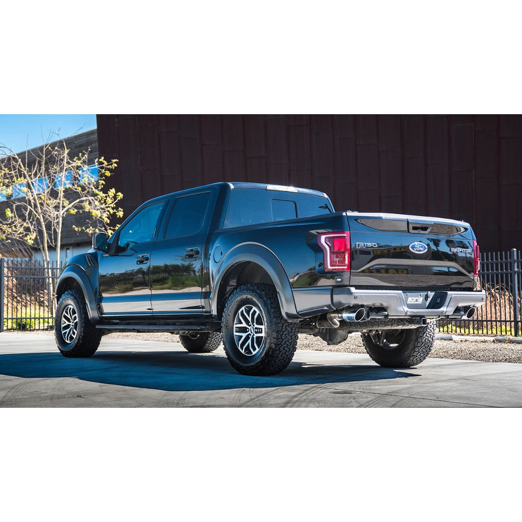 BORLA 60640 Вихлопні труби з наконечниками з нержавіючої сталі 3" FORD F-150 TRUCKS Raptor 3.5L V6 Ecoboost AT Photo-1