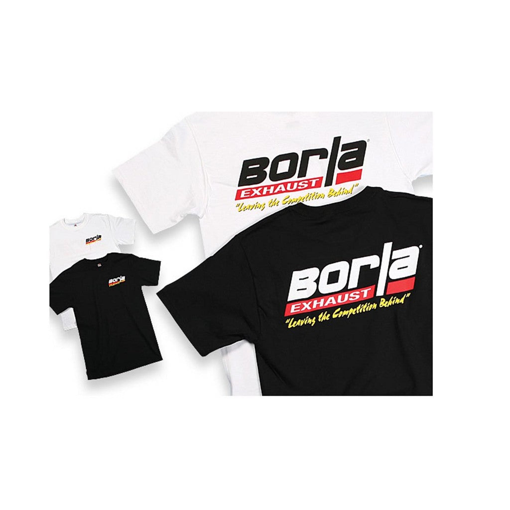 BORLA 21208 ФутболкаS with BORLA MOTORSPORTS LOGO, MEN White, Size Medium Photo-0
