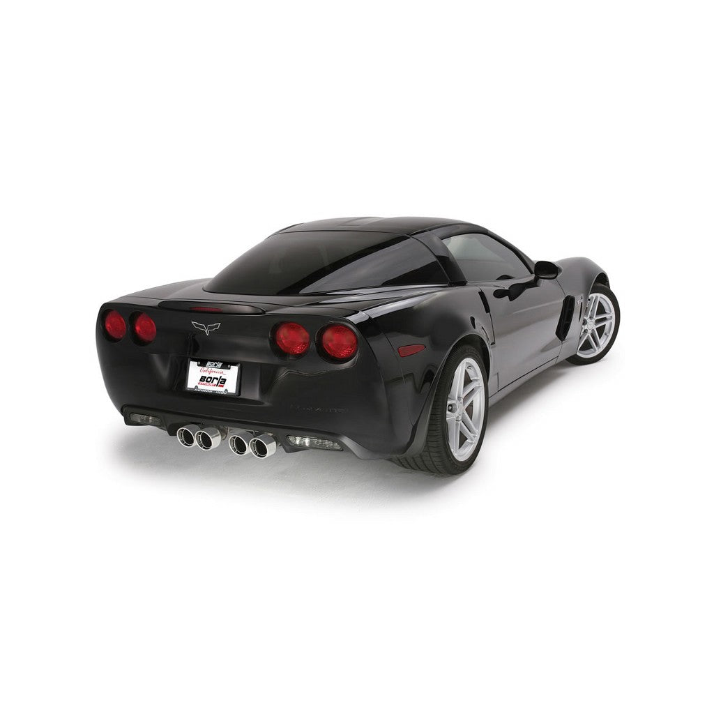 BORLA 11917 Вихлопна система Axle-Back S-Type для CHEVROLET Corvette C6 Z06 / ZR1 V8 (6.2L / 7.0L) з механічною коробкою передач, задній привід 2006–2013 Photo-1