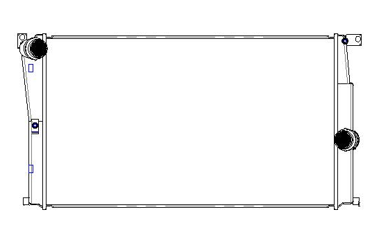 CSF 7080 Радіатор високої продуктивності для BMW F20/F21/F22/F23/F30/F31/F34/GT/F32/F33/F36 Gran Coupe (M.T.) Photo-1