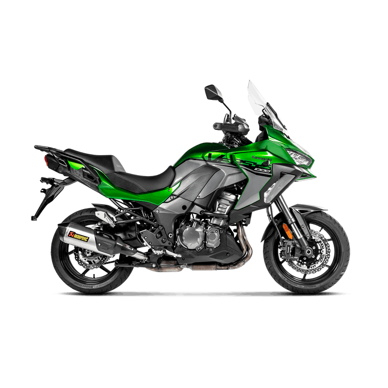 AKRAPOVIC S-K10SO22-HWT Вихлопна система Slip-On (Titanium) Kawasaki Versys 1000 2019 - 2021 Photo-1