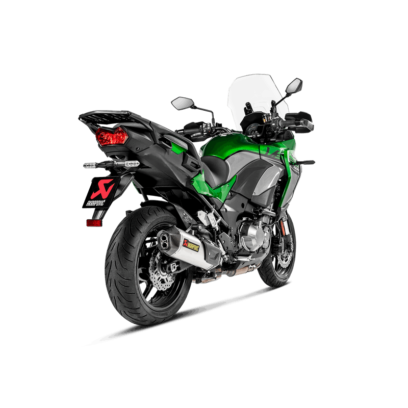 AKRAPOVIC S-K10SO22-HWT Вихлопна система Slip-On (Titanium) Kawasaki Versys 1000 2019 - 2021 Photo-2