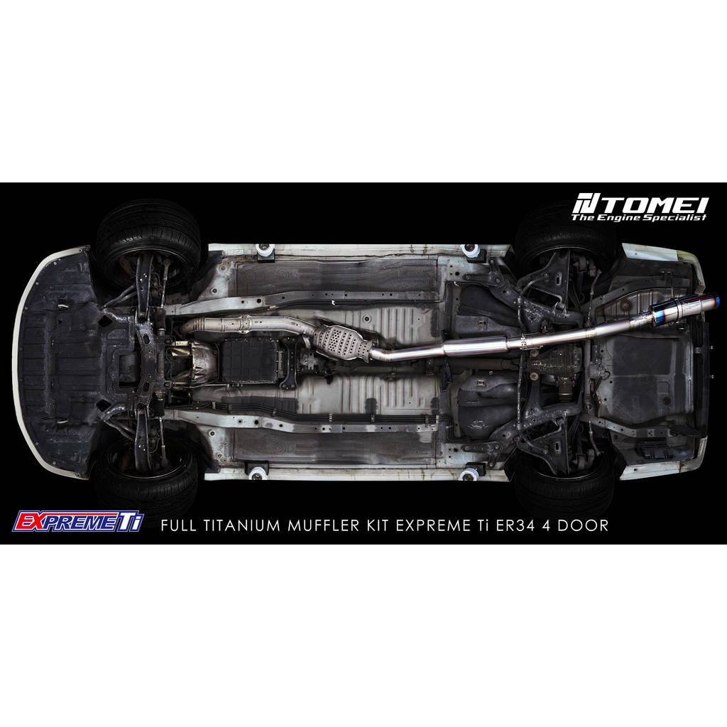 TOMEI TB6090-NS06B Тітанова вихлопна система EXPREME Ti ER34 4 DOOR Photo-1