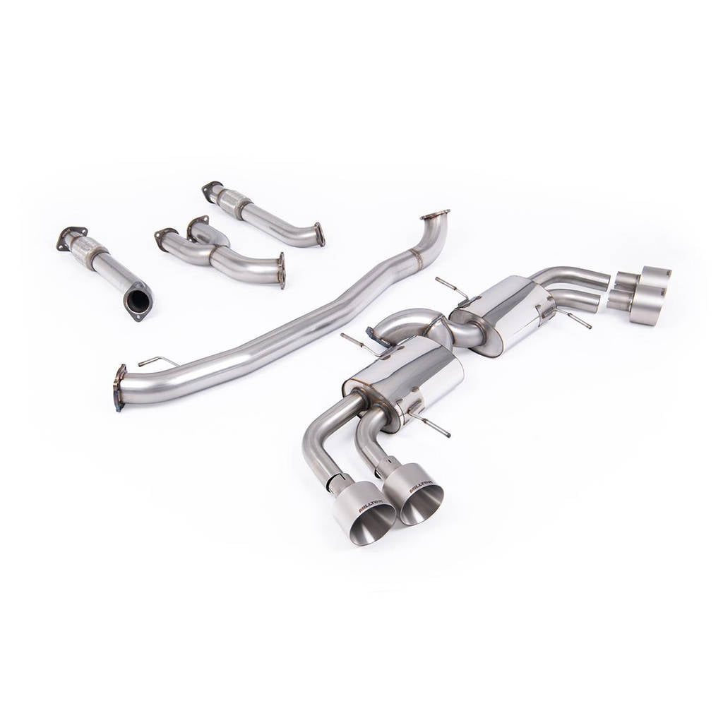 MILLTEK SSXNI026 Primary Кат-бек Quad 127mm GT127 NISSAN GT-R R35 Photo-1