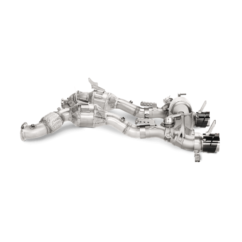 AKRAPOVIC L-FE/SS/2 З'єднувальна труба Link Pipe w/o Cat (SS) FERRARI 488 GTB/488 Spider 2016-2019 Photo-1