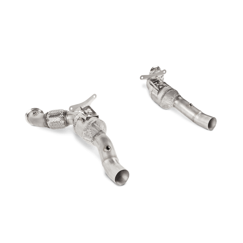 AKRAPOVIC L-FE/SS/2 З'єднувальна труба Link Pipe w/o Cat (SS) FERRARI 488 GTB/488 Spider 2016-2019 Photo-0