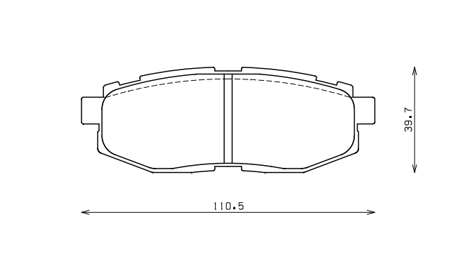 ENDLESS EP472MX72 Гальмівні колодки задні для SUBARU BRZ/LEGACY BR/BM/TRIBECA/SCION FR-S Photo-0