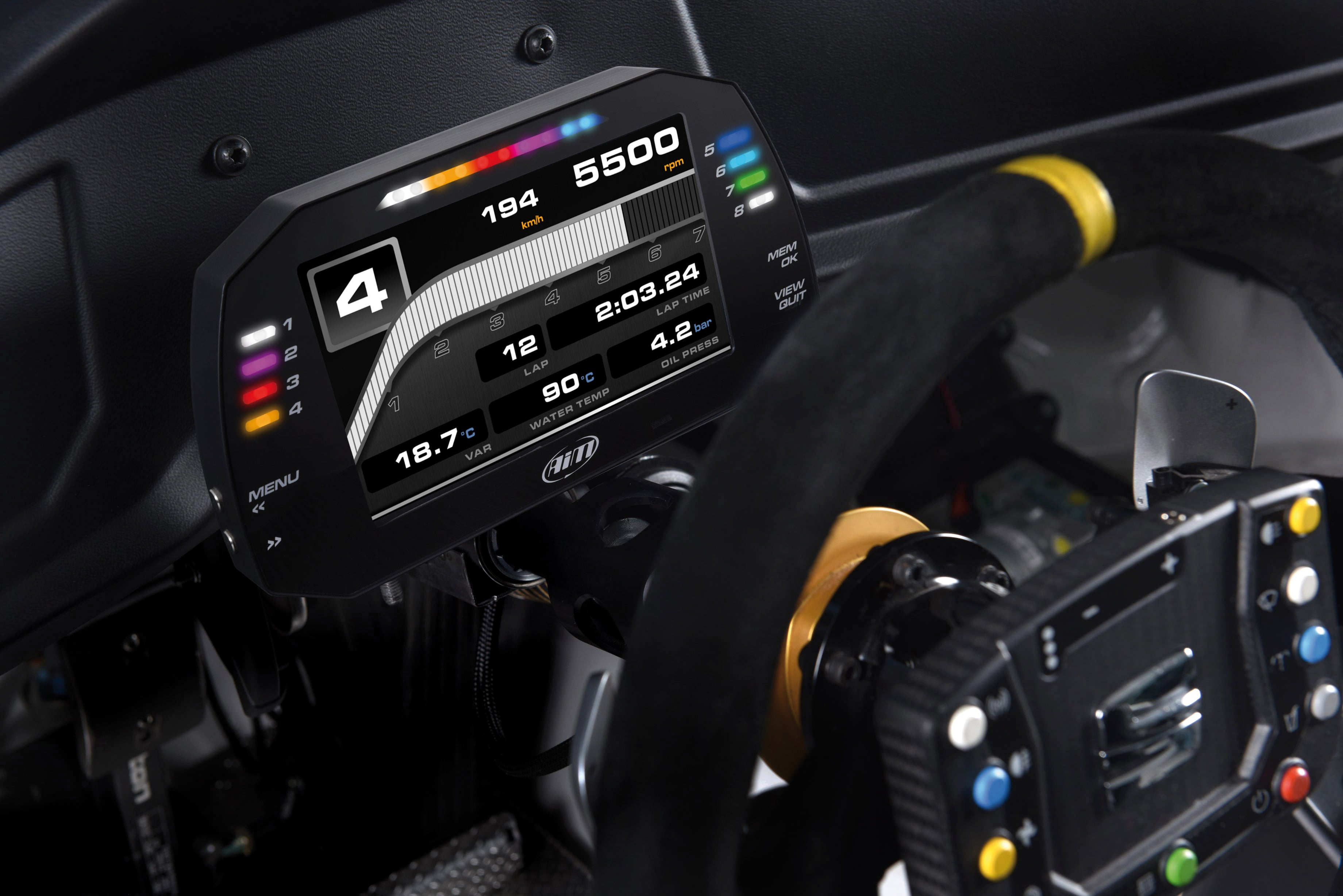 AIM XA4MXG12A13001 Панель приладів MXG 1.2 + GPS Кабель (1.3м) Photo-2