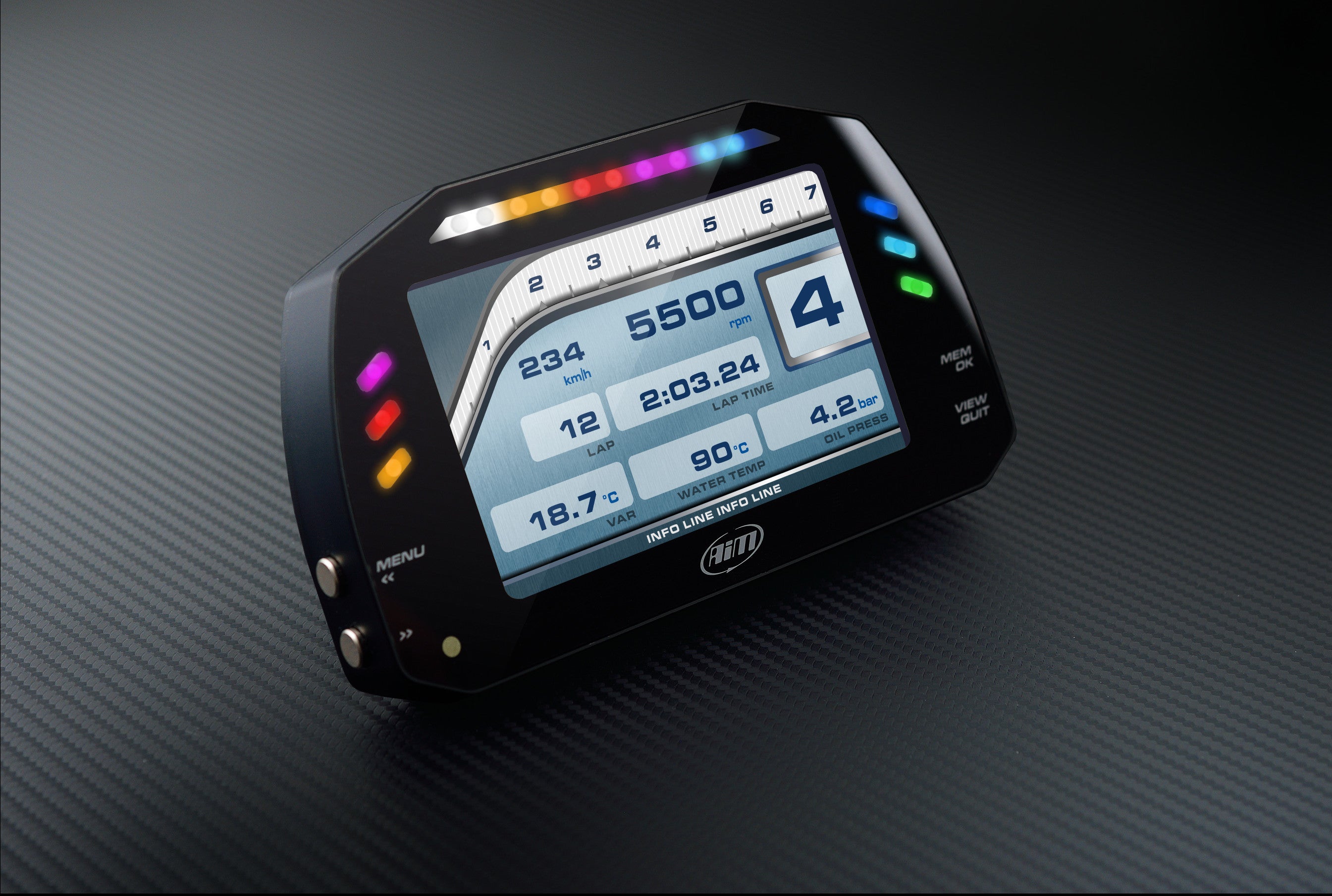AIM XA3MXSST12A020 Панель приладів MXS 1.2 Strada з OBD Кабелем (CAN + K) Photo-1