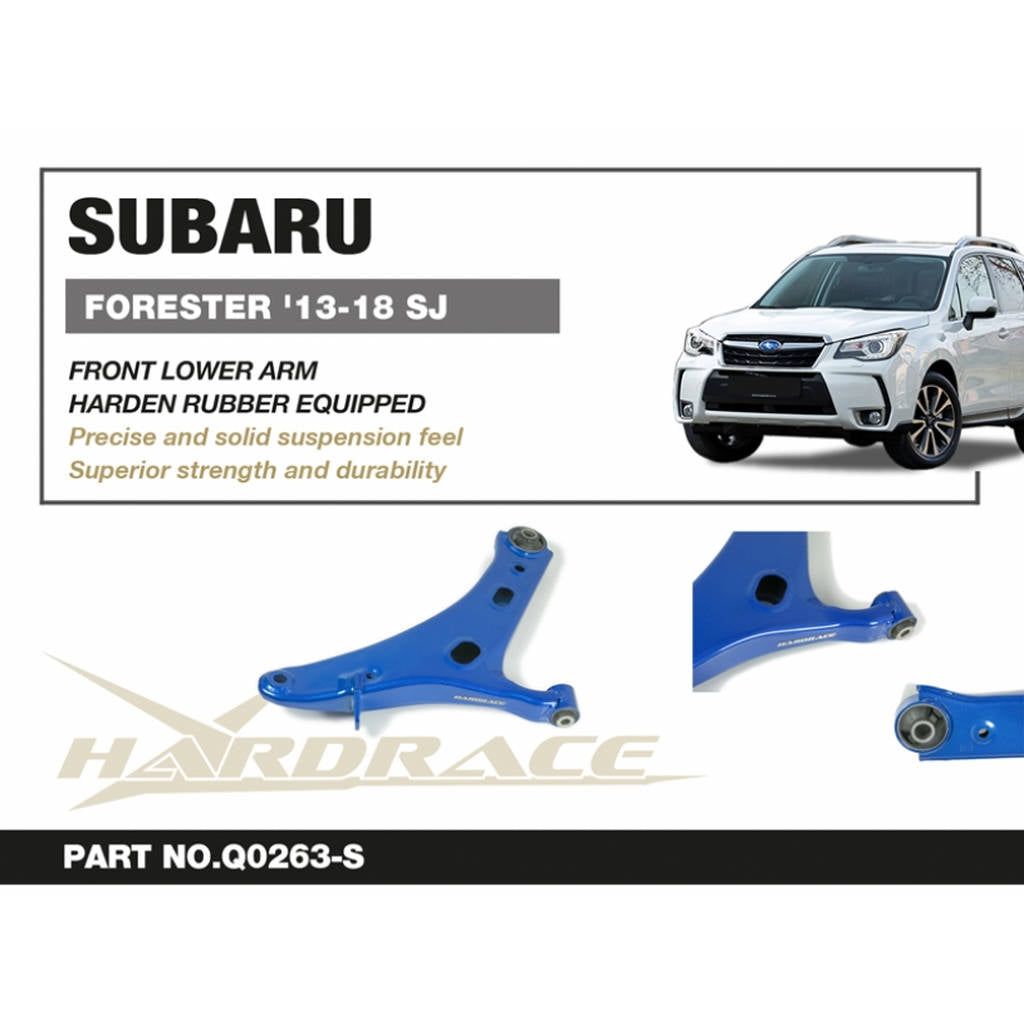 HARDRACE Q0263-S Важіль підвіски передній нижній SUBARU FORESTER '13 -18 Photo-1