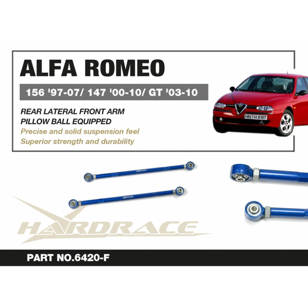 HARDRACE 6420-F Комплект передніх тяг ALFA ROMEO 156 '97 -07/147 '00 -10/GT '03 -10 Photo-1