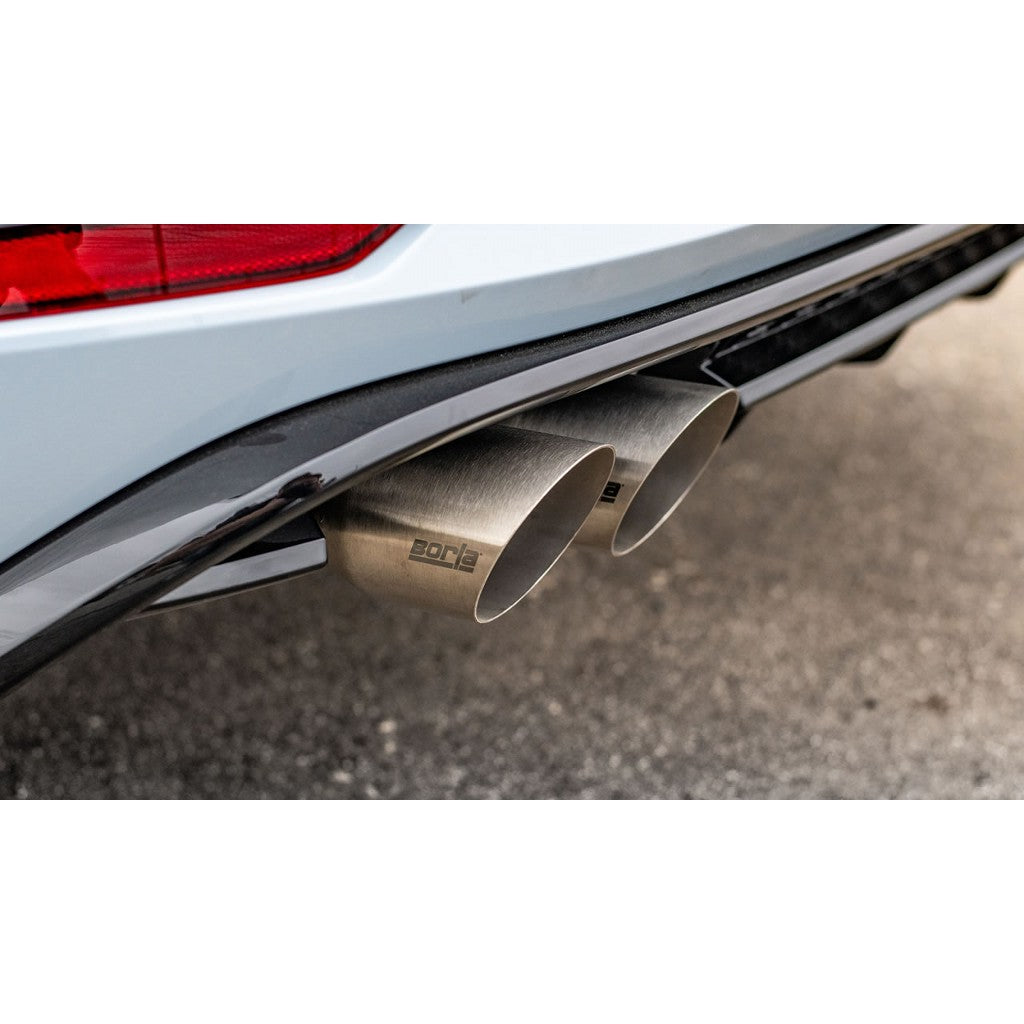 BORLA 140831SB Вихлопна система Cat-Back "S-Type" з резонатором Golf R MK7.5 2018-2019 Photo-2