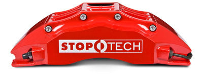 STOPTECH 82.874.6D00. 71 Гальмівна система передня BBK для TOYOTA LC200/LX570 (Червона) ST65 Photo-1