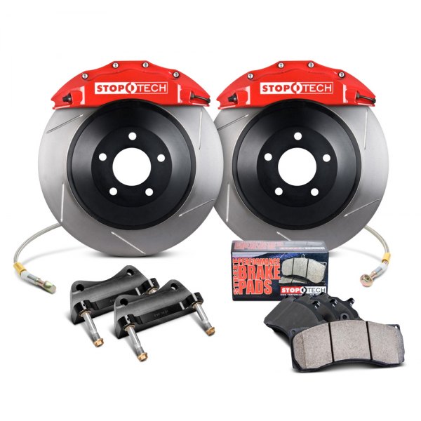 STOPTECH 82.874.6D00. 71 Гальмівна система передня BBK для TOYOTA LC200/LX570 (Червона) ST65 Photo-0