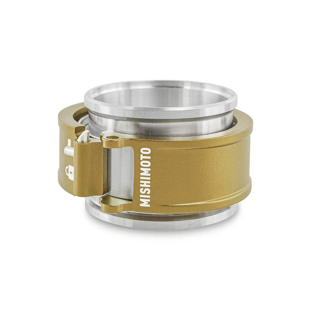 MISHIMOTO MMCLAMP-QD-25GD Швидкознімний хомут 2.5" золотий Photo-1